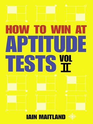 cover image of How to Win at Aptitude Tests Vol II